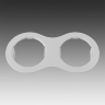 Комплект из светильников и рамки LIGHTSTAR Domino D6260607