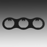 Комплект из светильников и рамки LIGHTSTAR Domino D637070707